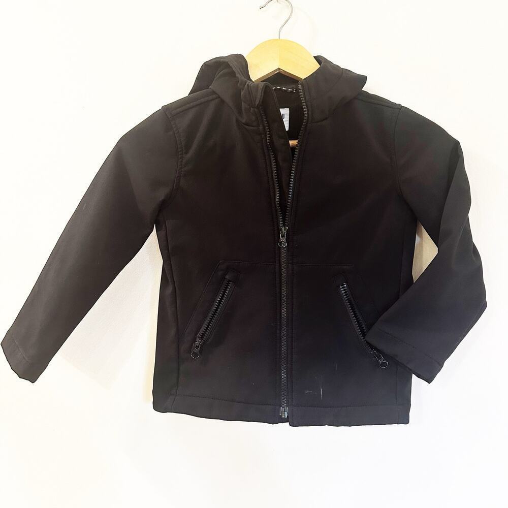 Gap Black Windbreaker Jacket sz XS Unisex Gap Wind Buster 2 Jacket sz XS (4-5)